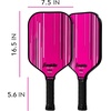 image:imageFranklin Sports Pro Pickleball Paddles  Signature Series Pro Pickleball Paddle with MaxGrit Surface  USA Pickleball USAPA Approved Tournament Pickleball Paddles  13mm  16mm Polypropylene CoresPro Player  Pink
