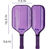 image:imageFranklin Sports Pro Pickleball Paddles  Signature Series Pro Pickleball Paddle with MaxGrit Surface  USA Pickleball USAPA Approved Tournament Pickleball Paddles  13mm  16mm Polypropylene CoresLilac