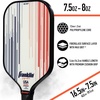 image:imageFranklin Sports Pro Pickleball Paddles  Signature Series Pro Pickleball Paddle with MaxGrit Surface  USA Pickleball USAPA Approved Tournament Pickleball Paddles  13mm  16mm Polypropylene CoresPro Player  White