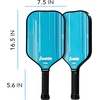 image:imageFranklin Sports Pro Pickleball Paddles  Signature Series Pro Pickleball Paddle with MaxGrit Surface  USA Pickleball USAPA Approved Tournament Pickleball Paddles  13mm  16mm Polypropylene CoresPro Player  Blue