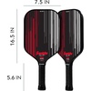 image:imageFranklin Sports Pro Pickleball Paddles  Signature Series Pro Pickleball Paddle with MaxGrit Surface  USA Pickleball USAPA Approved Tournament Pickleball Paddles  13mm  16mm Polypropylene CoresPro Player  BlackRed