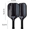 image:imageFranklin Sports Pro Pickleball Paddles  Signature Series Pro Pickleball Paddle with MaxGrit Surface  USA Pickleball USAPA Approved Tournament Pickleball Paddles  13mm  16mm Polypropylene CoresPro Player  Black