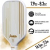 image:imageFranklin Sports Pro Pickleball Paddles  Signature Series Pro Pickleball Paddle with MaxGrit Surface  USA Pickleball USAPA Approved Tournament Pickleball Paddles  13mm  16mm Polypropylene CoresPro Player  Gold