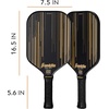 image:imageFranklin Sports Pro Pickleball Paddles  Signature Series Pro Pickleball Paddle with MaxGrit Surface  USA Pickleball USAPA Approved Tournament Pickleball Paddles  13mm  16mm Polypropylene CoresBlackGold