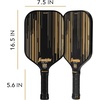 image:imageFranklin Sports Pro Pickleball Paddles  Signature Series Pro Pickleball Paddle with MaxGrit Surface  USA Pickleball USAPA Approved Tournament Pickleball Paddles  13mm  16mm Polypropylene CoresBlackGold