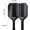 image:imageFranklin Sports Pro Pickleball Paddles  Signature Series Pro Pickleball Paddle with MaxGrit Surface  USA Pickleball USAPA Approved Tournament Pickleball Paddles  13mm  16mm Polypropylene CoresPro Player  Black