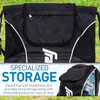 image:imageFranklin Sports Soccer Backpacks  Deluxe Boys amp Girls Equipment Bags with Ball Holder  Youth amp Adult SizesSoccer Sack