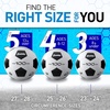 image:imageFranklin Sports Soccer Balls  Youth amp Adult  Sizes 3 4 amp 5  Single amp Bulk Packs  Black amp WhiteSize 5  1 Inflated Ball