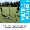 image:imageFranklin Sports Soccer Rebounder  Tournament Steel Rebounding Net  Perfect for Backyard Practice and Training  12 x 6 amp 6 x 412 x 6  Black