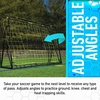 image:imageFranklin Sports Soccer Rebounder  Tournament Steel Rebounding Net  Perfect for Backyard Practice and Training  12 x 6 amp 6 x 46 x 4  Black