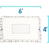 image:imageFranklin Sports Soccer Rebounder  Tournament Steel Rebounding Net  Perfect for Backyard Practice and Training  12 x 6 amp 6 x 46 x 4  White