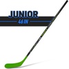 image:imageFranklin Sports Street Hockey Sticks  Ambush Junior Street Hockey Stick  Wood and Fiberglass Shaft  ABS Blade  One Piece Stick  46 52 58BlackGreen  Power