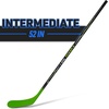 image:imageFranklin Sports Street Hockey Sticks  Ambush Junior Street Hockey Stick  Wood and Fiberglass Shaft  ABS Blade  One Piece Stick  46 52 58BlackGreen  Power