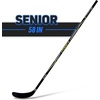 image:imageFranklin Sports Street Hockey Sticks  Ambush Junior Street Hockey Stick  Wood and Fiberglass Shaft  ABS Blade  One Piece Stick  46 52 58BlackYellow  Power