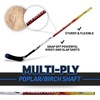 image:imageFranklin Sports Street Hockey Sticks  Ambush Junior Street Hockey Stick  Wood and Fiberglass Shaft  ABS Blade  One Piece Stick  46 52 58Multi  Ambush