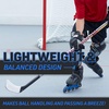 image:imageFranklin Sports Street Hockey Sticks  Ambush Junior Street Hockey Stick  Wood and Fiberglass Shaft  ABS Blade  One Piece Stick  46 52 58Multi  Ambush