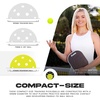 image:imageFranklin Sports Training Pickleballs  Training Pickleballs for Beginners  Skill Practice  69mm or 80mm Outdoor Pickleballs  Pickleball 3 Pack  Optic Yellow69MM