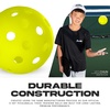 image:imageFranklin Sports Training Pickleballs  Training Pickleballs for Beginners  Skill Practice  69mm or 80mm Outdoor Pickleballs  Pickleball 3 Pack  Optic Yellow80MM