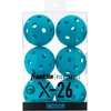 image:imageFranklin Sports X26 Indoor Pickleballs  3 Pack 12 Pack amp 100 Pack Bulk  USAPA Approved Tournament Pickleballs  Multiple ColorsBlue