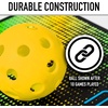 image:imageFranklin Sports X26 Indoor Pickleballs  3 Pack 12 Pack amp 100 Pack Bulk  USAPA Approved Tournament Pickleballs  Multiple ColorsYellow
