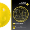 image:imageFranklin Sports X26 Indoor Pickleballs  3 Pack 12 Pack amp 100 Pack Bulk  USAPA Approved Tournament Pickleballs  Multiple ColorsYellow