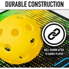 image:imageFranklin Sports X26 Indoor Pickleballs  3 Pack 12 Pack amp 100 Pack Bulk  USAPA Approved Tournament Pickleballs  Multiple ColorsYellow