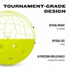 image:imageFranklin Sports X40 Outdoor Pickleballs  Official Ball of USA Pickleball APP Tour  US Open  Regulation SizeOptic Yellow