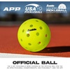 image:imageFranklin Sports X40 Outdoor Pickleballs  Official Ball of USA Pickleball APP Tour  US Open  Regulation SizeRedWhiteBlue