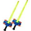 image:imageNERF Fencing Duel Swords Set  Kids Retractable Fencing Swords  Integrated Knockdown Targets  Glow in The Dark Light Up for Play Duels  2 Player Game for Kids