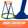 image:imageNERF Floating Pool Basketball Hoop  Football Target Net Set  Water Basketball  2 Water Footballs Included  Floating Hoop  Target Goal for InPool  Poolside Play  Sports Toys for Kids
