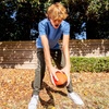 image:imageNERF Kids Foam Football  Pro Grip Youth Soft Foam Ball  Indoor  Outdoor  Small NERF Foam Football  9 Inch Youth Sized Ball  Blue  BlackRed