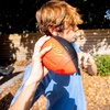 image:imageNERF Kids Foam Football  Pro Grip Youth Soft Foam Ball  Indoor  Outdoor  Small NERF Foam Football  9 Inch Youth Sized Ball  Blue  BlackRed