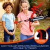 image:imageNERF Rip Rocket Kids Toy Bow  Arrow Set  Rip Rocket Blaster Soft Foam Bow  Arrow Set  Indoor  Outdoor Play  Plastic Bow and 4 Foam Tip Arrows  Air Powered