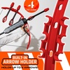 image:imageNERF Rip Rocket Kids Toy Bow  Arrow Set  Rip Rocket Blaster Soft Foam Bow  Arrow Set  Indoor  Outdoor Play  Plastic Bow and 4 Foam Tip Arrows  Air Powered