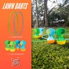 image:imageNERF Soft Tip Lawn Darts  Fun Outdoor Family Yard Game  Adults  Kids Outdoor Games  Perfect for Camping Backyard  Outdoors  Includes 4 NERF Soft Tipped Lawn Darts  2 Targets