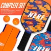 image:imageNERF Tabletop Pickleball Set  Mini Tabletop Pickleball Game  Retractable Net Up to 5 Feet  Fits Most Tables