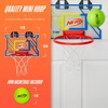 image:imageNERFOOP Elite Basketball Hoop Set  Over the Door Mini Hoop Set with NERF Foam Basketball  Perfect Bedroom  Office Accessory  Includes Foam Ball