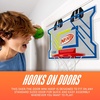 image:imageNERFOOP Elite Basketball Hoop Set  Over the Door Mini Hoop Set with NERF Foam Basketball  Perfect Bedroom  Office Accessory  Includes Foam Ball