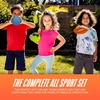 image:imageNerf Mini Foam Sports Ball Set  Foam Football Soccer Ball  Basketball Soft Sports Toy for KidsOrangeGreenBlue