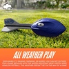 image:imageNerf Vortex Aero Howler Foam Ball Classic LongDistance Football FlightOptimizing Tail Whistling Sound Indoor amp Outdoor Fun Christmas Stocking Stuffers for KidsBlue