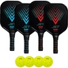 image:imageFranklin Sports Beginner Pickleball Sets  2  4 Player Sets  Aluminum Paddles  X40 Pickleballs  USA Pickleball USAPA Approved4 Player Set