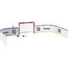 image:imageFranklin Sports Mini Hockey Rink Set  Half Rink Knee Hockey Goal Mini Sticks and Ball Set  Indoor Mini Hockey Rink  Official NHL Licensed