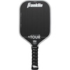 image:imageFranklin Sports Pro Pickleball Paddles  FS Tour Series Raw Carbon Fiber T700  USA Pickleball Approved  Unibody Epoxy Resin Injected Edge  Dynasty  Tempo  14mm16mm Core  Gray Blue  PinkGray