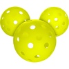 image:imageFranklin Sports Training Pickleballs  Training Pickleballs for Beginners  Skill Practice  69mm or 80mm Outdoor Pickleballs  Pickleball 3 Pack  Optic Yellow80MM