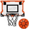 image:imageNERF Basketball Hoop Set  Pro Hoop Mini Hoop Set with Mini NERF Basketball  Steel Rim Great for DunkingOrange Standard