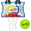 image:imageNERFOOP Elite Basketball Hoop Set  Over the Door Mini Hoop Set with NERF Foam Basketball  Perfect Bedroom  Office Accessory  Includes Foam Ball