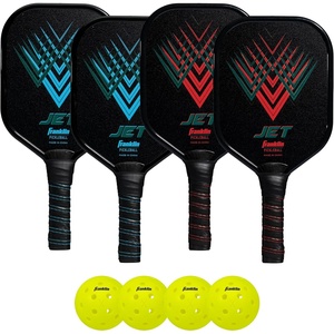 image:imageFranklin Sports Beginner Pickleball Sets  2  4 Player Sets  Aluminum Paddles  X40 Pickleballs  USA Pickleball USAPA Approved4 Player Set