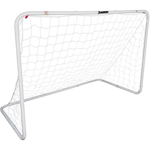 image:imageFranklin Sports Competition Soccer Goals  Backyard Portable Steel Soccer Goals  Adult  Youth Soccer Goal with Net  Ground Stakes Included  Multiple Sizes  ColorsWhite