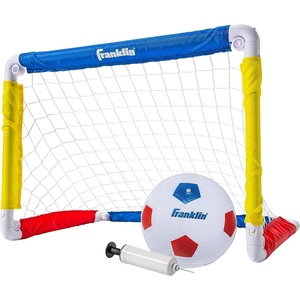 image:imageFranklin Sports Kids Soccer Goal with Ball amp Pump  24 X 16RedBlueYellow