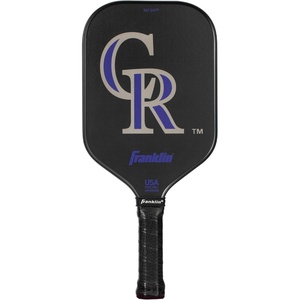 image:imageFranklin Sports MLB Team Pickleball Paddles  Official MLB Baseball Team Logo  Colors Pickleball Paddles  Signature Series 13MM Pickleball Paddle with MaxGrit  USA Pickleball USAPA ApprovedColorado Rockies